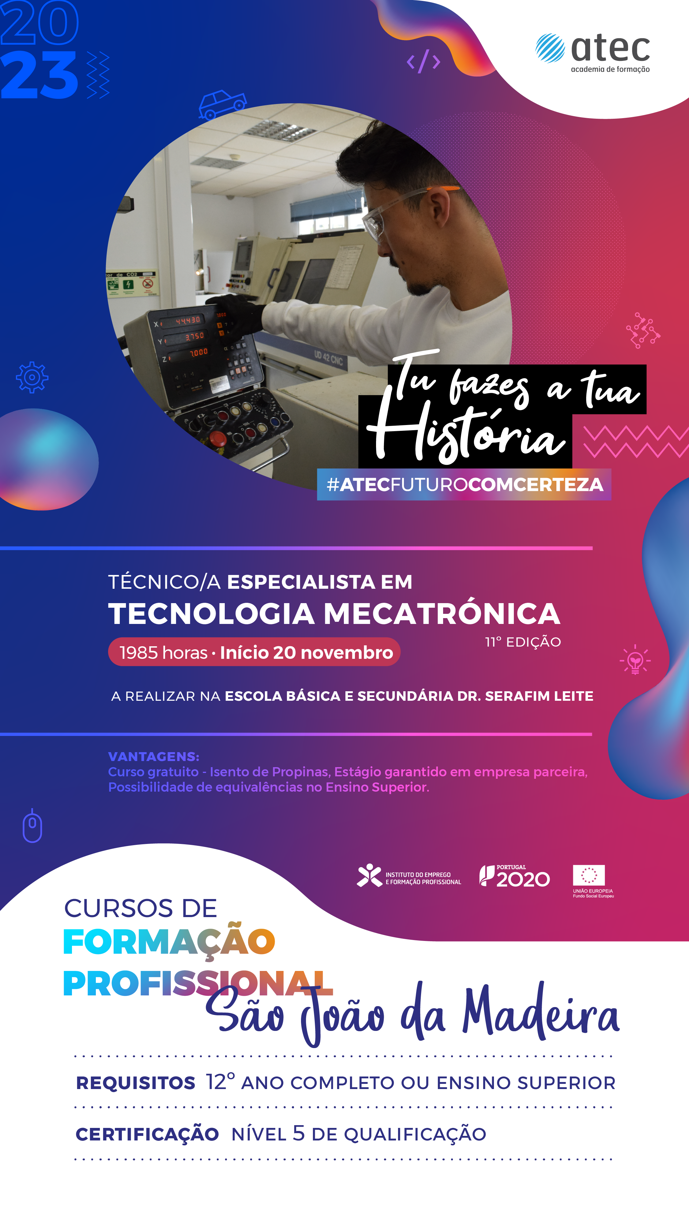 Story CET-São João da Madeira-Tecnologia Mecatrónica-2023